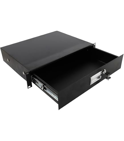 2U ラック Amazon | Tecmojo 2U ラック引き出し ラックマウント引き出し 19